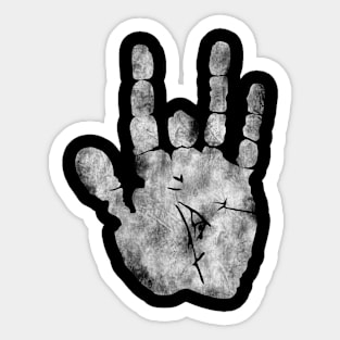 jerry-garcia - vintage hand iconic Sticker